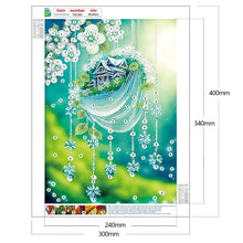 Load image into Gallery viewer, Greenery 5D DIY Partial Special Shaped Drill Diamond Painting Kit Landscape Series for Office Living Home Decoration
