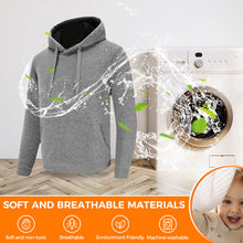 Load image into Gallery viewer, Heated Pullover Hoodies with Battery Pack 12000mAh for Men and Women
