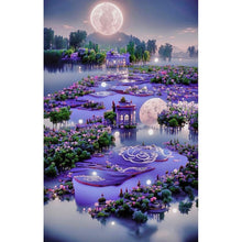 Load image into Gallery viewer, Garden Villa 5D DIY Diamond Painting Kits Full Round Drill Art Crafts Diamond Canvas Picture for Living Room Bedroom Home Decor
