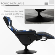 Load image into Gallery viewer, Reclining Racing Gaming Chair with Lumbar Support, Footrest and Cup Holder
