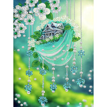 Load image into Gallery viewer, Greenery 5D DIY Partial Special Shaped Drill Diamond Painting Kit Landscape Series for Office Living Home Decoration
