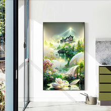 Load image into Gallery viewer, Garden Villa 5D DIY Diamond Painting Kits Full Round Drill Art Crafts Diamond Canvas Picture for Living Room Bedroom Home Decor
