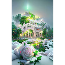 Load image into Gallery viewer, Garden Villa 5D DIY Diamond Painting Kits Full Round Drill Art Crafts Diamond Canvas Picture for Living Room Bedroom Home Decor
