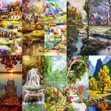 Load image into Gallery viewer, Various Magnificent Landscape DIY 5D Diamond Painting 45x85cm
