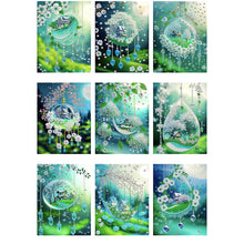 Load image into Gallery viewer, Greenery 5D DIY Partial Special Shaped Drill Diamond Painting Kit Landscape Series for Office Living Home Decoration
