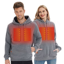 Load image into Gallery viewer, Heated Pullover Hoodies with Battery Pack 12000mAh for Men and Women
