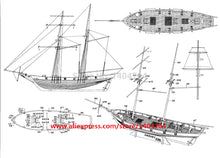 Load image into Gallery viewer, 1/96 Scale Classic Antique Ship Model Kit
