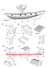 Load image into Gallery viewer, 1/96 Scale Classic Antique Ship Model Kit
