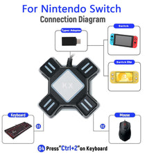 Load image into Gallery viewer, KX Keyboard/Mouse Adapter for Xbox Series X/Nintendo Switch/PS5
