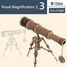 Load image into Gallery viewer, Working 3D Wooden 314pc Telescope Puzzle
