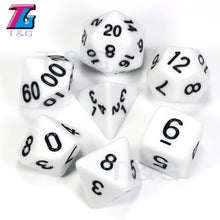 Load image into Gallery viewer, 7pc Dice Set (D4,D6,D8,D10,D10%,D12,D20) for RPG games(25 Colors)
