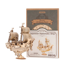 Load image into Gallery viewer, Robotime Vintage Sailing Ships 3D Wooden Puzzles
