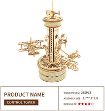 Load image into Gallery viewer, Starry night, lantern, airplane tower or one other Wooden Model Kits
