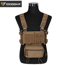 Load image into Gallery viewer, IDOGEAR MK3 Tactical Chest Rig Modular Lightweight Hunting Vest w/ 5.56 Mag Pouch
