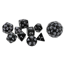 Load image into Gallery viewer, 10pcs Multi-sided Dices Set for RPG games(includes 1 -d100)
