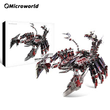 Load image into Gallery viewer, 3D Metal Red Devil Scorpion Model Kits
