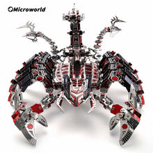 Load image into Gallery viewer, 3D Metal Red Devil Scorpion Model Kits
